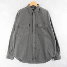 画像1: 90's POLO Ralph Lauren "G.I.SHIRT" ライトネルシャツ XL (1)