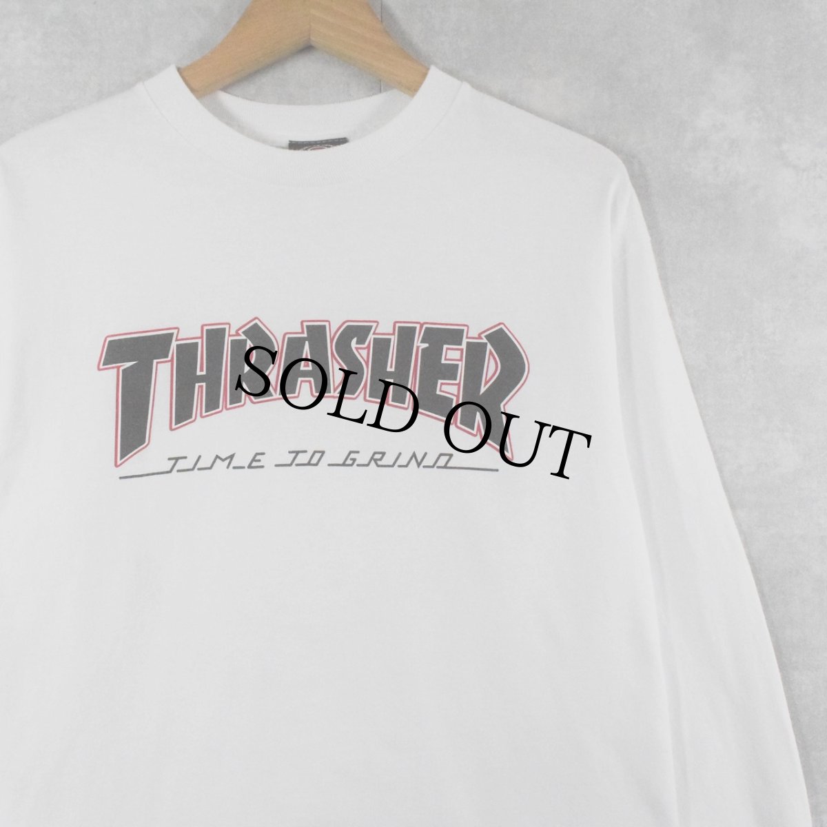 画像1: INDEPENDENT × THRASHER ロゴプリントロンT M (1)