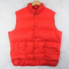 画像1: 80's L.L.Bean ナイロン ダウンベスト XXL (1)