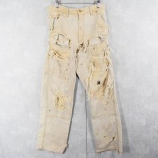 画像1: Carhartt ダブルニー クラッシュペインターパンツ W31 (1)