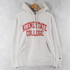 画像1: 2000's Champion REVERSE WEAVE "KEENE STATE COLLEGE" プリントスウェットフーディ M (1)