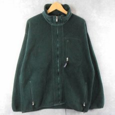 画像1: 90's Patagonia USA製 シンチラ フリースジャケット GREEN XL (1)