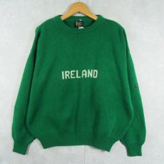 画像1: 〜90's Blarney Castle IRELAND製 "IRELAND" アクリルニットセーター (1)