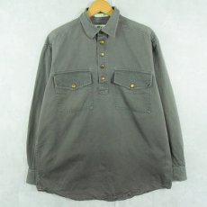 画像1: 90's ORVIS "MALPAI" ハーフスナップシャツ M (1)