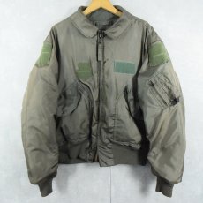 画像1: 80's U.S.AIR FORCE CWU-45/P フライトジャケット X-LARGE (1)