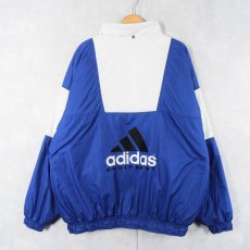 画像2: 90's adidas EQUIPMENT ロゴ刺繍 中綿入り ジップジャケット XL (2)