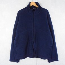 画像1: 90's Patagonia USA製 シンチラ フリースジャケット NAVY XL (1)