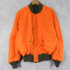 画像2: 民間品 ALPHA INDUSTRIES,INC. MA-1 フライトジャケット MEDIUM (2)