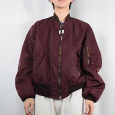 画像3: 民間品 90's ALPHA INDUSTRIES,INC. MA-1 フライトジャケット XLARGE (3)