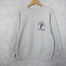 画像2: 90's Champion REVERSE WEAVE USA製 "UNIVERSITY OF PENNSYLVANIA" バックプリントスウェット L (2)