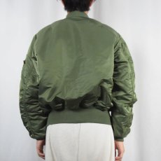 画像4: 民間品 ALPHA INDUSTRIES,INC. MA-1 フライトジャケット MEDIUM (4)