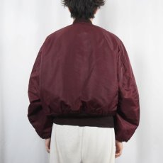 画像4: 民間品 90's ALPHA INDUSTRIES,INC. MA-1 フライトジャケット XLARGE (4)