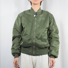 画像3: 民間品 ALPHA INDUSTRIES,INC. MA-1 フライトジャケット MEDIUM (3)