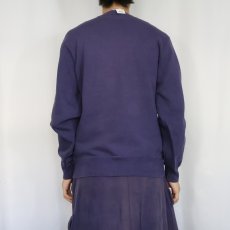 画像3: 80〜90's Champion USA製 青刺繍タグ 後期 前Vスウェット L (3)