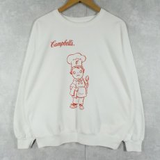 画像1: 80's〜 Campbell's Soup "M'm! M'm! GOOD!" プリントスウェット  (1)