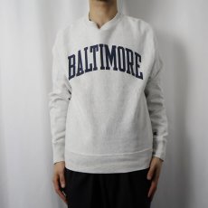 画像2: Champion REVERSE WEAVE "BALTIMORE" プリントスウェット M (2)