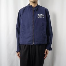 画像2: 60's Champion C中ランタグ "CWRU" コットンスイングトップ NAVY M (2)