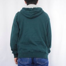 画像3: 80's L.L.Bean USA製 ハーフジップスウェットフーディ M (3)