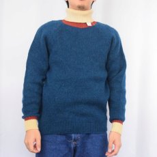 画像2: 60〜70's Sears Premiere タートルネック ウールニットセーター SIZE40 (2)