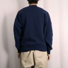 画像3: 90's RUSSELL ATHLETIC USA製 サイドライン スウェット NAVY M (3)