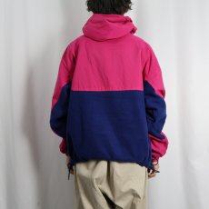 画像3: 90's GAP "ARCTIC FLEECE" フリース切り替え ナイロンアノラックパーカー L (3)