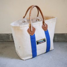 画像2: 90's L.L.Bean レザーハンドル キャンバストートバッグ (2)