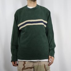 画像2: 2000's GAP ラインデザイン ロンT GREEN M (2)