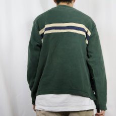 画像3: 2000's GAP ラインデザイン ロンT GREEN M (3)