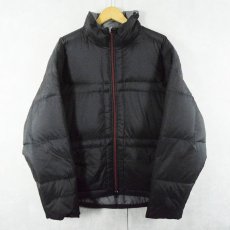 画像1: 90's POLO SPORT Ralph Lauren ナイロン キルティングダウンジャケット BLACK L (1)