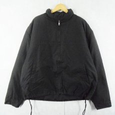 画像1: POLO Ralph Lauren コットン×ナイロン ダウンジャケット BLACK XL (1)