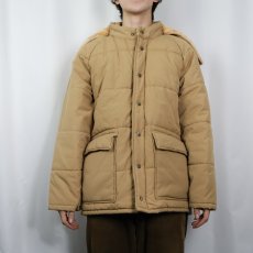 画像2: 80's JCPenney 中綿入り ポリエステル×コットンパーカー M (2)