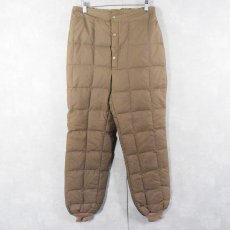 画像1: 70's Woolrich キルティングダウンパンツ W30 (1)