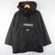 画像1: NAPAPIJRI "SKIDOO" アノラックパーカー BLACK L (1)