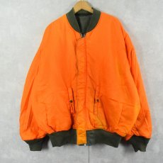 画像2: 民間品 ALPHA INDUSTRIES,INC. MA-1 フライトジャケット 3XL (2)