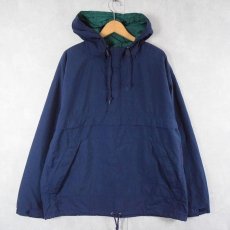 画像1: 90's GAP ナイロンアノラックパーカー NAVY L (1)