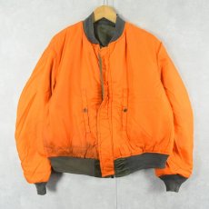 画像2: 民間品 90's  ALPHA INDUSTRIES,INC. USA製 MA-1 フライトジャケット 3XL (2)