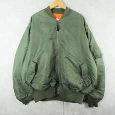 画像1: 民間品 ALPHA INDUSTRIES,INC. MA-1 フライトジャケット 3XL (1)