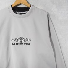 画像1: UMBRO ロゴ刺繍 ポリエステルスウェット L (1)