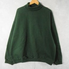 画像1: 90's TULTEX "COTTON ATHLETIC WEIGHT" タートルネックスウェット XL (1)