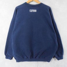 画像2: Hanes "MASS HYSTERIA" プリントスウェット NAVY XL (2)