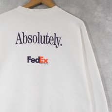 画像2: FedEx "Absolutely." 企業ロゴプリントスウェット XL (2)