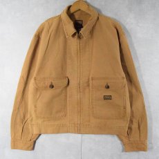 画像1: 90〜2000's Dickies エルボーパッチ付き ダックワークジャケット L (1)