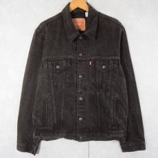 画像1: Levi's 70797 ブラックデニムジャケット XL (1)