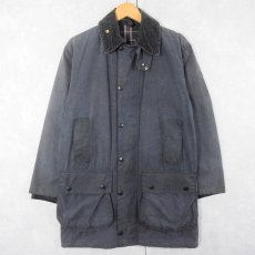 画像1: 90's Barbour ENGLAND製 "BORDER" オイルドジャケット 3ワラント (1)