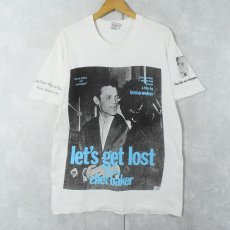 画像1: 90's BRUCE WEBER USA製 "let's get lost starring chet baker" フォトプリントTシャツ L (1)