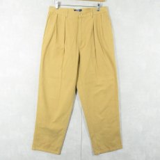 画像1: POLO Ralph Lauren 2タックチノトラウザーズ W32 (1)