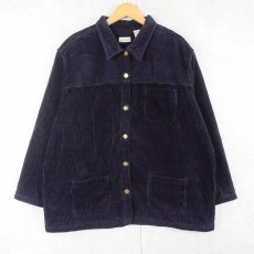 画像1: CLASSIC ELEMENTS コーデュロイジャケット NAVY (1)