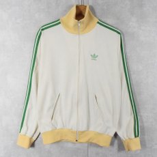 画像2: 80's adidas FRANCE製 万国旗タグ トラックジャケット / パンツ SETUP M (2)