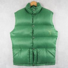 画像1: 70's THE NORTH FACE 茶タグ ダウンベスト XL (1)