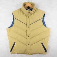 画像1: 80's Woolrich ウエスタンデザイン ダウンベスト (1)